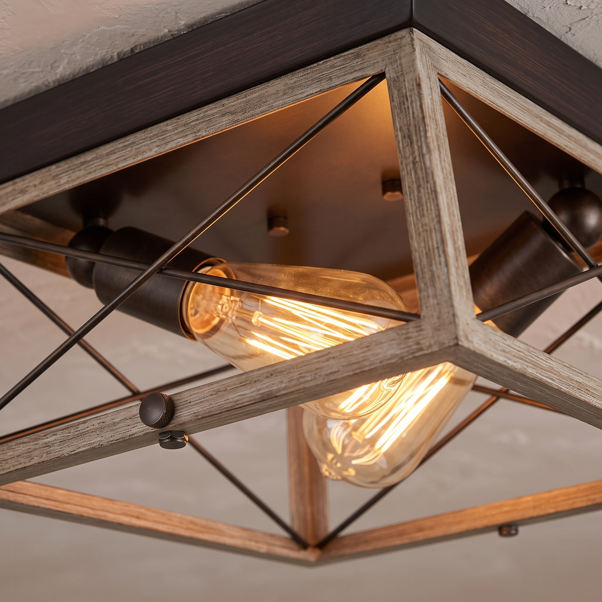 Blandine flush mount — cage detail