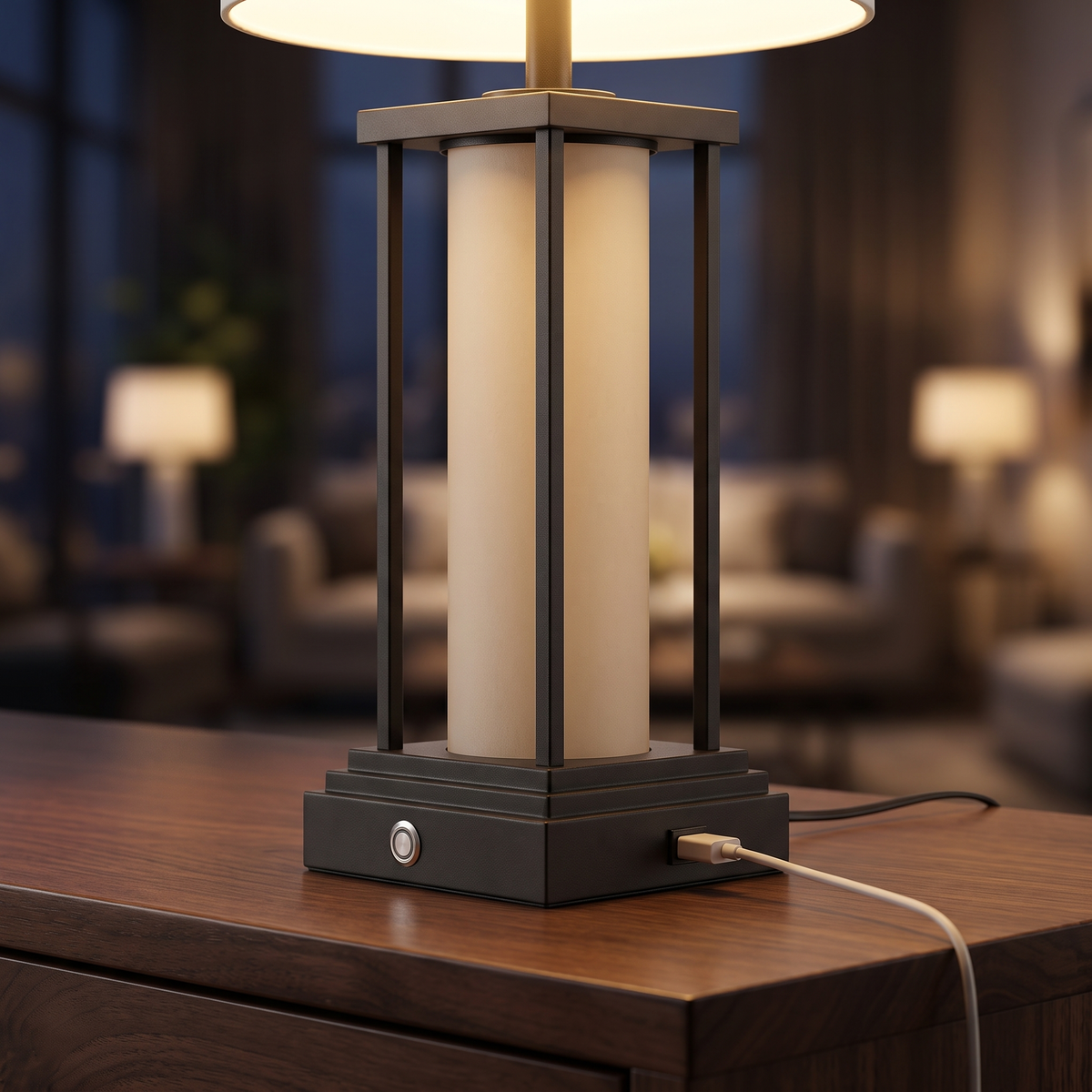 Charlotte lamp — base detail