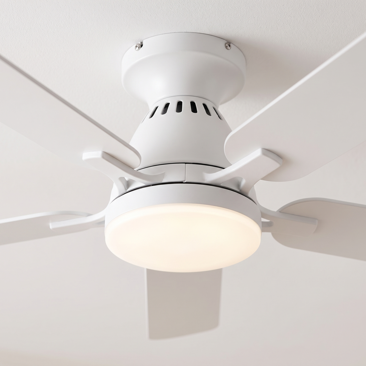 Augustine fan — flush housing detail