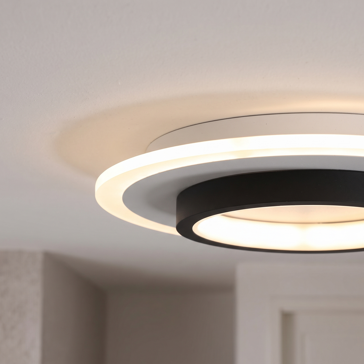 Belleville ceiling light — slim profile detail
