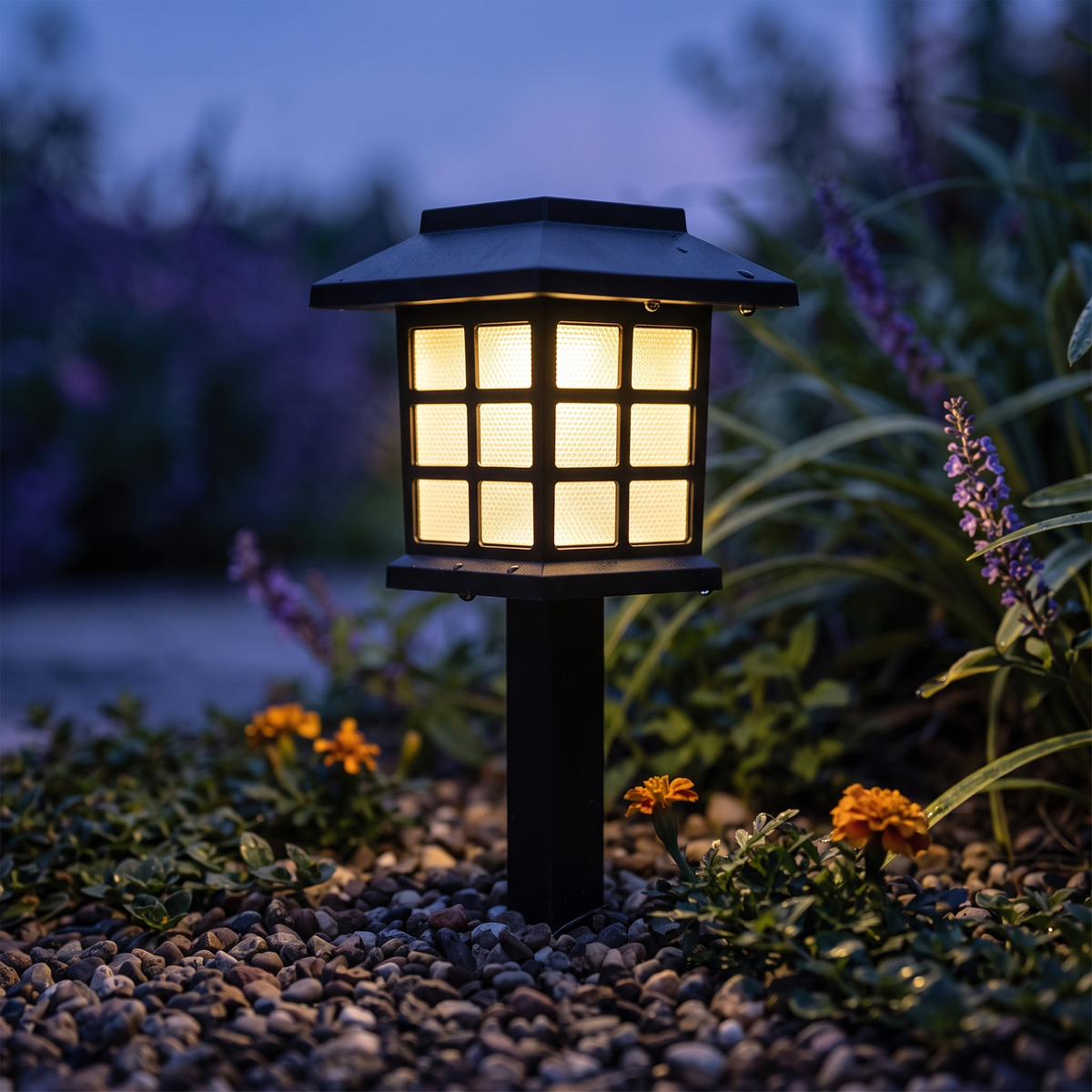 Apolline path light — dusk glow detail