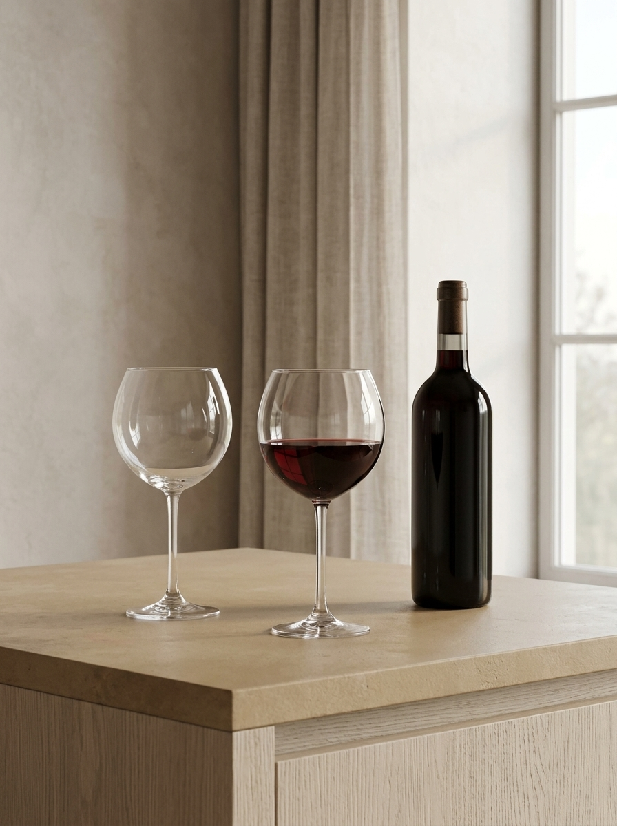 Dordogne Balloon Red Wine Glasses, 18.25 oz — Set of 6 — in the room